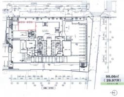大阪市北区末広町　新築ビル1階　スケルトン　