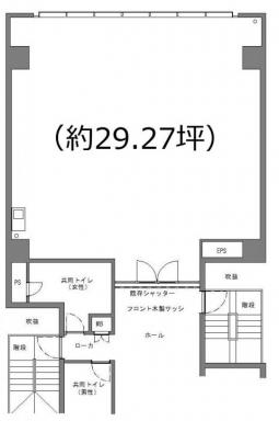 南堀江　アパレル事務所居抜き　2階／30坪